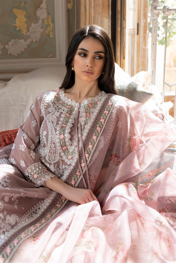 Sobia Nazir Luxury Lawn Unstitched Embroidered 3 Piece Suit L23-07B
