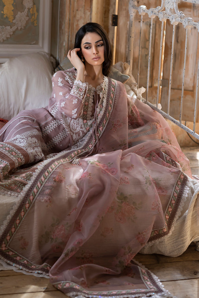 Sobia Nazir Luxury Lawn Unstitched Embroidered 3 Piece Suit L23-07B