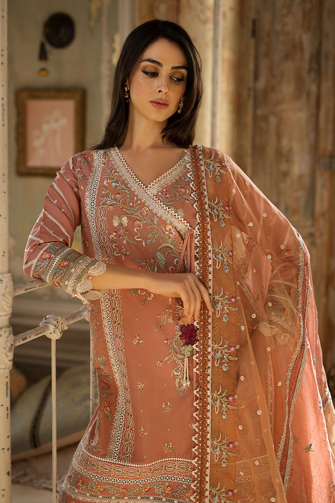 Sobia Nazir Luxury Lawn Unstitched Embroidered 3 Piece Suit L23-09A