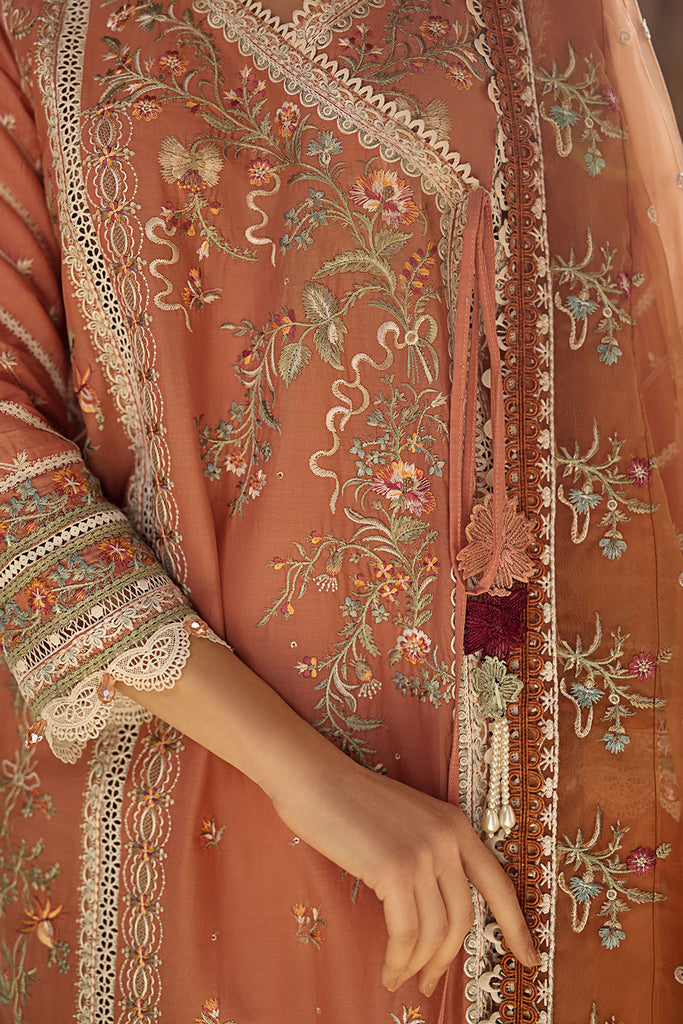 Sobia Nazir Luxury Lawn Unstitched Embroidered 3 Piece Suit L23-09A