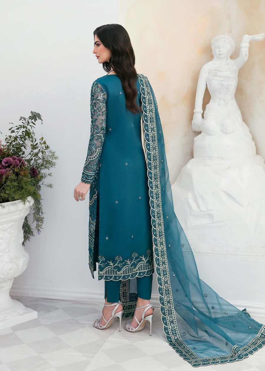 Akbar Aslam Sylvia Luxury Formal Unstitched Organza Suit - LARA