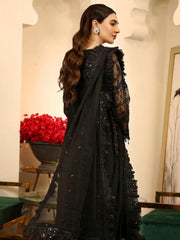 Emaan Adeel La-Festa Premium Chiffon Unstitched 3 Piece Suit LE-01 - FaisalFabrics.pk
