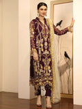 Emaan Adeel La-Festa Premium Chiffon Unstitched 3 Piece Suit LE-10 - FaisalFabrics.pk