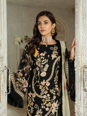Emaan Adeel La Festa Luxury Formal Chiffon Unstitched 3Pc Suit LF-02 - FaisalFabrics.pk