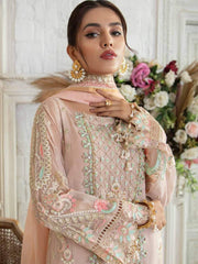 Emaan Adeel La Festa Luxury Formal Chiffon Unstitched 3Pc Suit LF-06 - FaisalFabrics.pk
