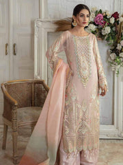 Emaan Adeel La Festa Luxury Formal Chiffon Unstitched 3Pc Suit LF-06 - FaisalFabrics.pk