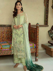 Emaan Adeel La Festa Luxury Formal Chiffon Unstitched 3Pc Suit LF-07 - FaisalFabrics.pk