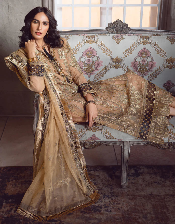 Emaan Adeel Le Festa Premium Formals Unstitched 3Pc Suit LF-708