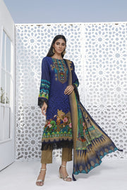 Ittehad Crystal Lawn 2021 Unstitched 3 Piece Printed Suit CL-21101-B - FaisalFabrics.pk