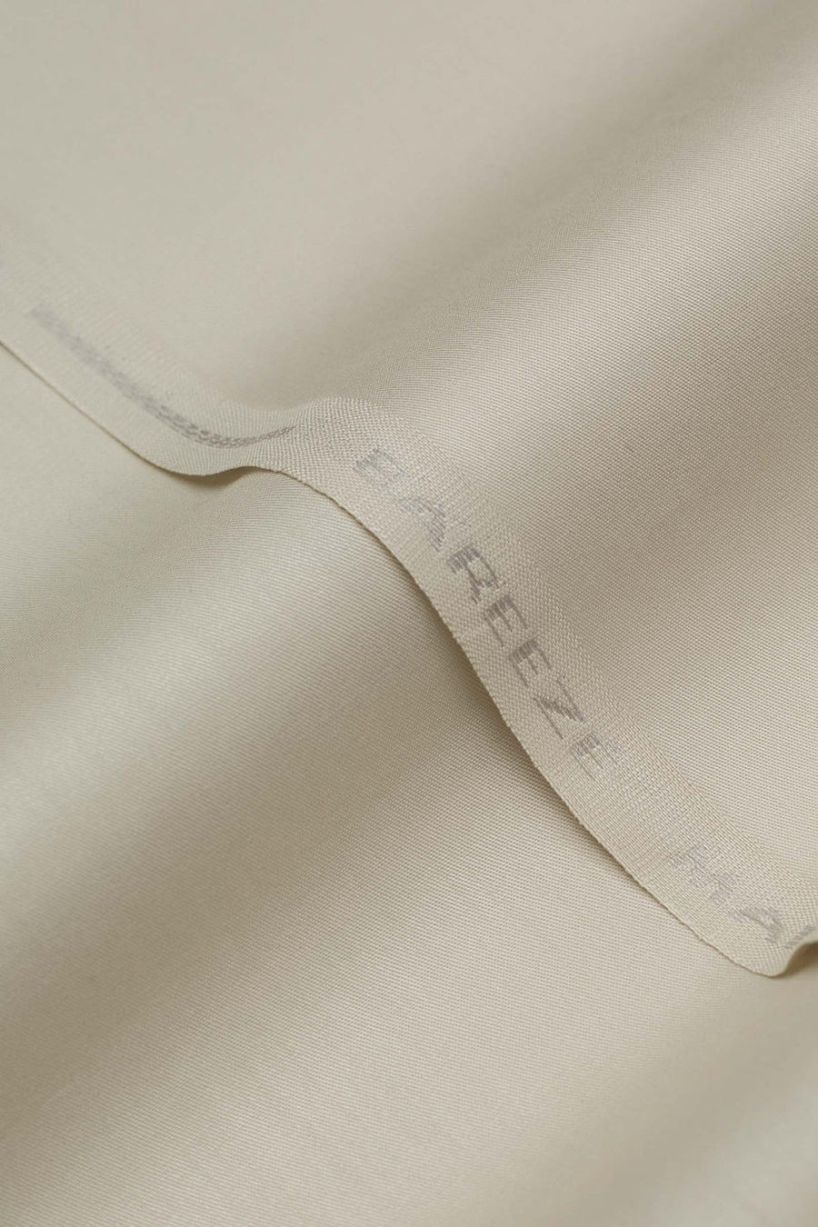 Bareeze Man Egyptian Cotton 2/1 Unstitched Fabric for Summer - Light Beige