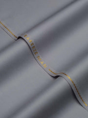 Bareeze Man Pima Cotton Unstitched Fabric for Summer - Light Grey
