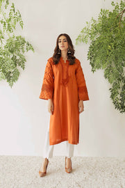 Nuriyaa Winter Tale Embroidered Pret Slub Khaddar 1pc Shirt - LINDA - FaisalFabrics.pk