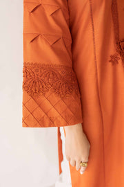 Nuriyaa Winter Tale Embroidered Pret Slub Khaddar 1pc Shirt - LINDA - FaisalFabrics.pk