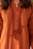 Nuriyaa Winter Tale Embroidered Pret Slub Khaddar 1pc Shirt - LINDA - FaisalFabrics.pk