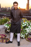 So Kamal Mens Unstitched Luxury Cotton Suit - LM-1515 Black