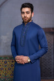 So Kamal Mens Unstitched Luxury Cotton Suit LM-1515 Teal Blue
