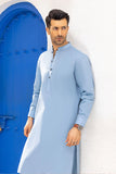 So Kamal Mens Unstitched Luxury Cotton Suit LM-1518 Light Blue