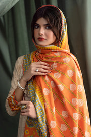 Ittehad Textiles Unstitched Printed Linen 3Pc Suit LNB - 001A