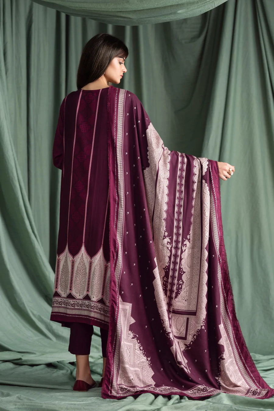 Ittehad Textiles Unstitched Printed Linen 3Pc Suit LNB - 003A