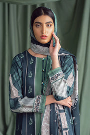 Ittehad Textiles Unstitched Printed Linen 3Pc Suit LNB - 003B