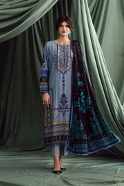 Ittehad Textiles Unstitched Printed Linen 3Pc Suit LNB - 004A