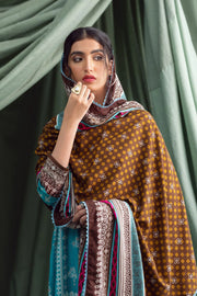 Ittehad Textiles Unstitched Printed Linen 3Pc Suit LNB - 005B