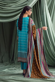 Ittehad Textiles Unstitched Printed Linen 3Pc Suit LNB - 005B