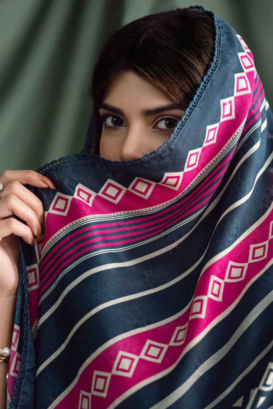 Ittehad Textiles Unstitched Printed Linen 3Pc Suit LNB - 008B