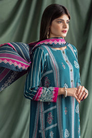 Ittehad Textiles Unstitched Printed Linen 3Pc Suit LNB - 008B
