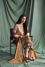Ittehad Textiles Unstitched Printed Linen 3Pc Suit LNB - 010B