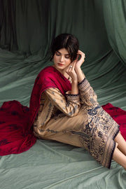Ittehad Textiles Unstitched Printed Linen 3Pc Suit LNB - 015A