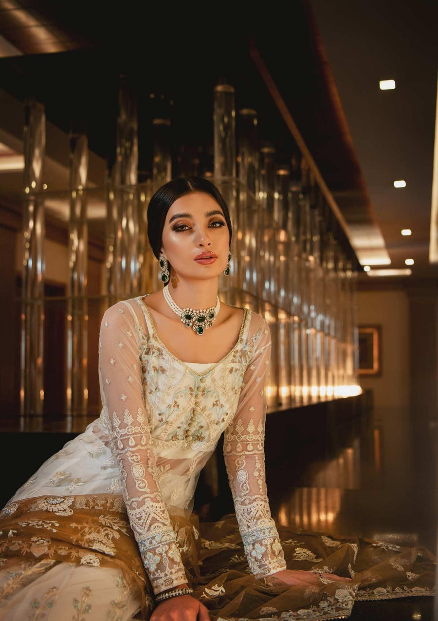 AIK Atelier Wedding Festive Formal Unstitched 3 Piece Suit LOOK-02 - FaisalFabrics.pk