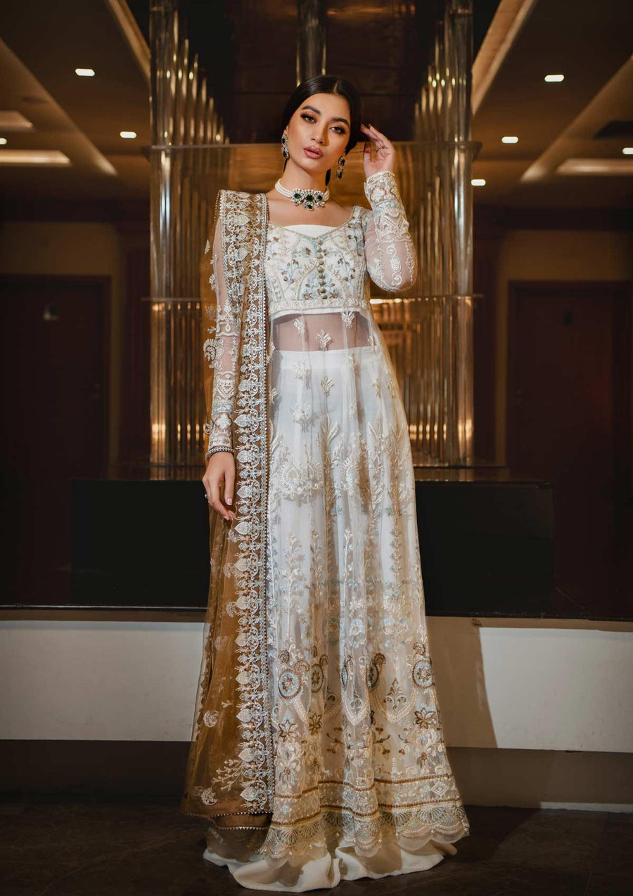 AIK Atelier Wedding Festive Formal Unstitched 3 Piece Suit LOOK-02 - FaisalFabrics.pk