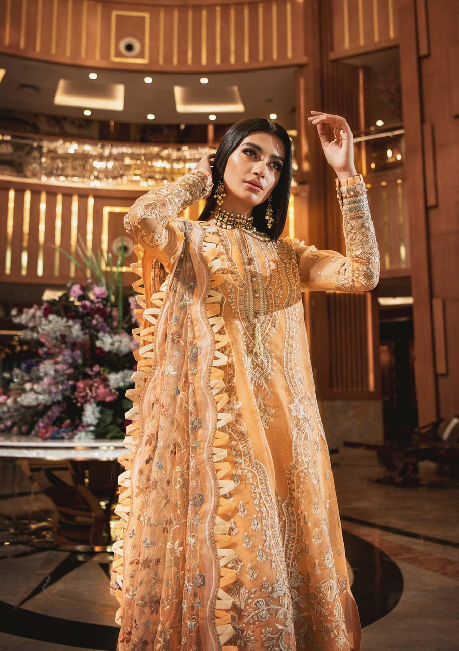 AIK Atelier Wedding Festive Formal Unstitched 3 Piece Suit LOOK-06 - FaisalFabrics.pk
