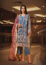 AIK Atelier Wedding Festive Formal Unstitched 3 Piece Suit LOOK-08 - FaisalFabrics.pk