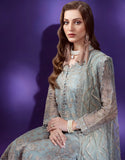 Emaan Adeel Lamour Vol-02 Unstitched Embroidered Net 3Pc Suit LR-06