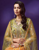 Emaan Adeel Lamour Vol-02 Unstitched Embroidered Net 3Pc Suit LR-10