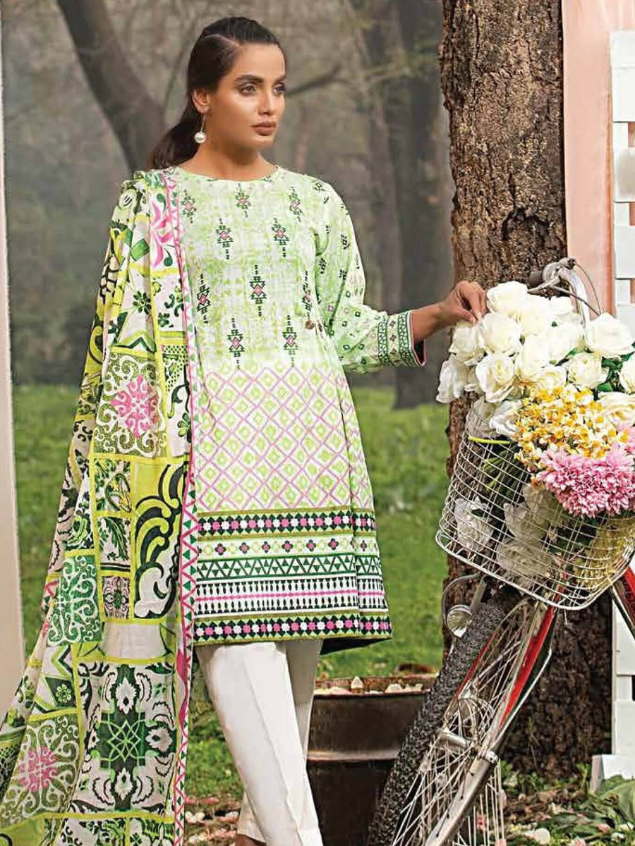 Lakhany Komal Lawn Summer 2021 Unstitched Printed 3Pc Suit KP-2003-B - FaisalFabrics.pk