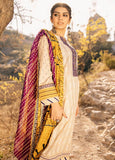 Lakhany Spring Vol-01 Gold Printed Lawn Unstitched 3Pc Suit BP-2045 - FaisalFabrics.pk