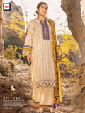 Lakhany Spring Vol-01 Gold Printed Lawn Unstitched 3Pc Suit BP-2045 - FaisalFabrics.pk