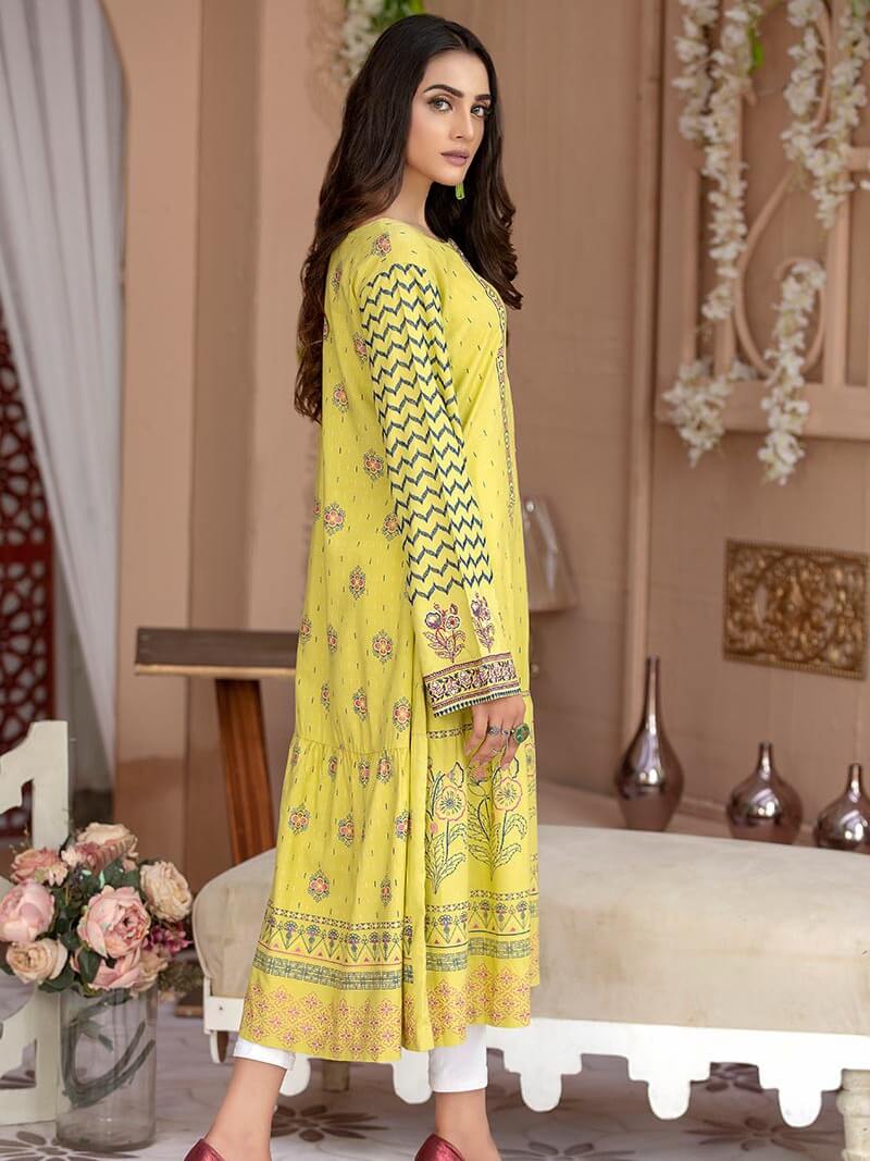 LSM Sahar Kurti Collection 2019 Embroidered 1 Pc Shirt SK-7003-A - FaisalFabrics.pk