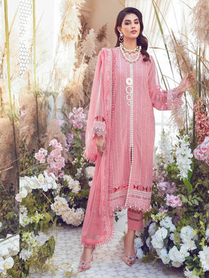 GulAhmed Summer Premium Embroidered Swiss Voile 3Pc Suit LSV-32003
