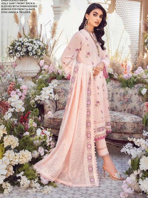 GulAhmed Summer Premium Embroidered Swiss Voile 3Pc Suit LSV-32020