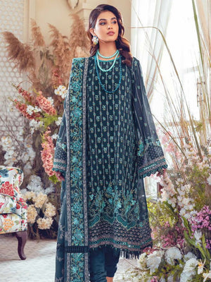GulAhmed Summer Premium Embroidered Swiss Voile 3Pc Suit LSV-32022