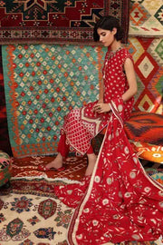 Gul Ahmed Pure Joy of Winter Printed Twill Linen 3Pc Suit LT-12012 B