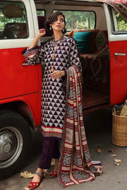 Gul Ahmed Pure Joy of Winter Printed Twill Linen 3Pc Suit LT-12019 B