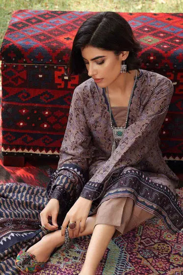 Gul Ahmed Pure Joy of Winter Printed Twill Linen 3Pc Suit LT-12027 A