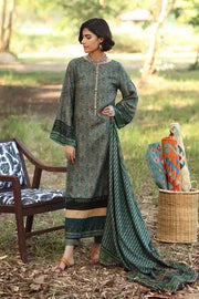 Gul Ahmed Pure Joy of Winter Printed Twill Linen 3Pc Suit LT-12027 B