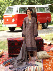 Gul Ahmed Pure Joy of Winter Printed Twill Linen 3Pc Suit LT-12027 A