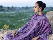 Gul Ahmed Winter Linen Bloom Unstitched Printed 3Pc Suit LT-22008 B